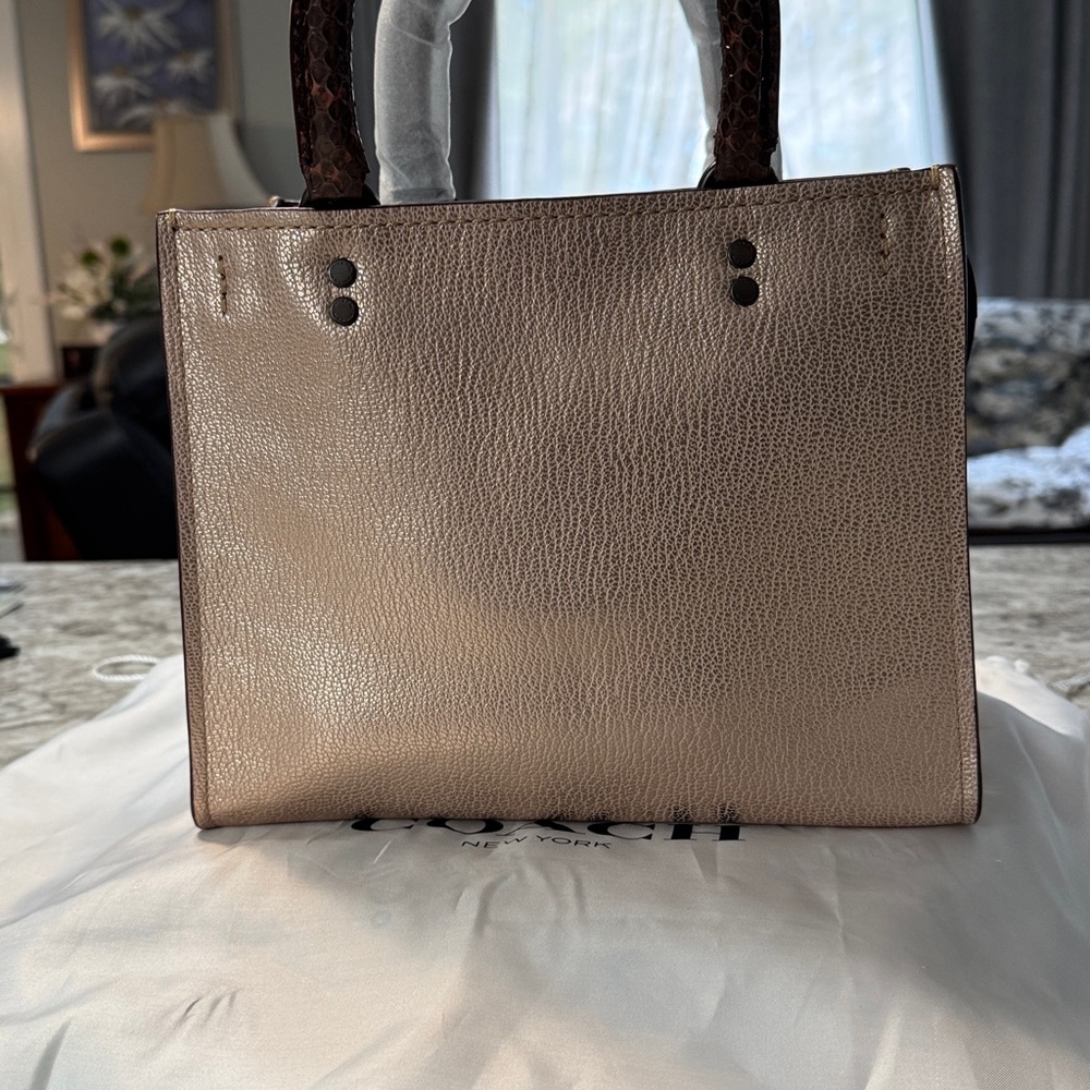 New Coach Rouge 25 exactly as pictured Metallic Beautiful - Picture 8 of 17